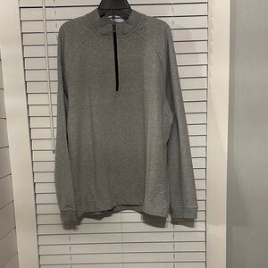 Men's Gray Quarter-Zip Sweatshirt